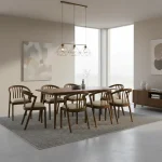 میز ناهارخوری ۸ نفره گندم - نمای سالن